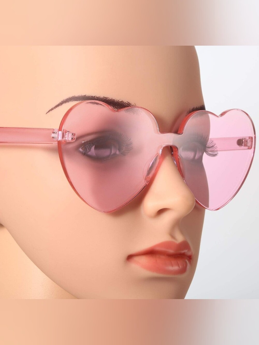 Rimless Heart Sunglasses